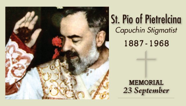 St. Padre Pio Holy Card